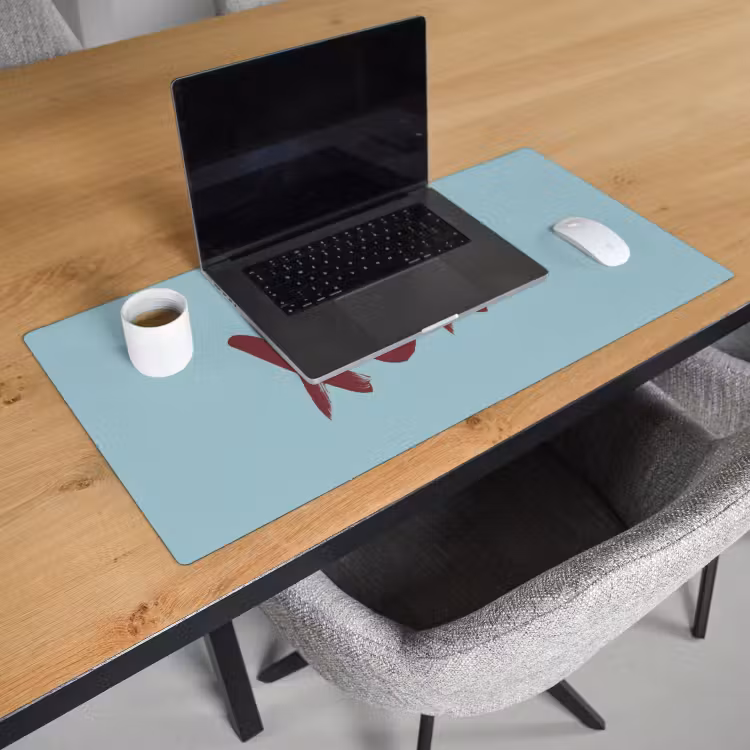 Bureau onderlegger - XOXO - Blauw - Rood — 3