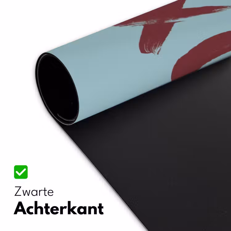 Bureau onderlegger - XOXO - Blauw - Rood — 5
