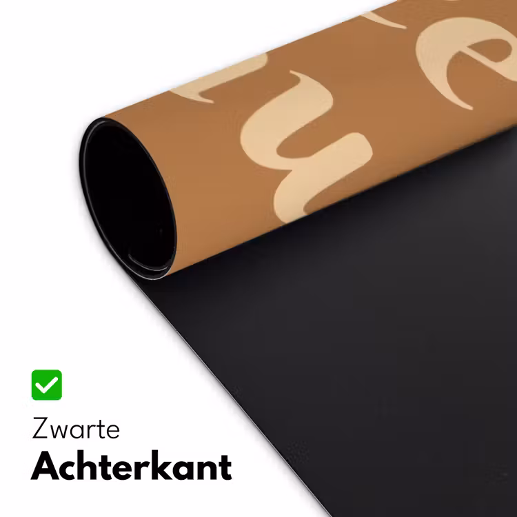 Bureau onderlegger - Yee haw - Bruin - Minimalistisch — 5