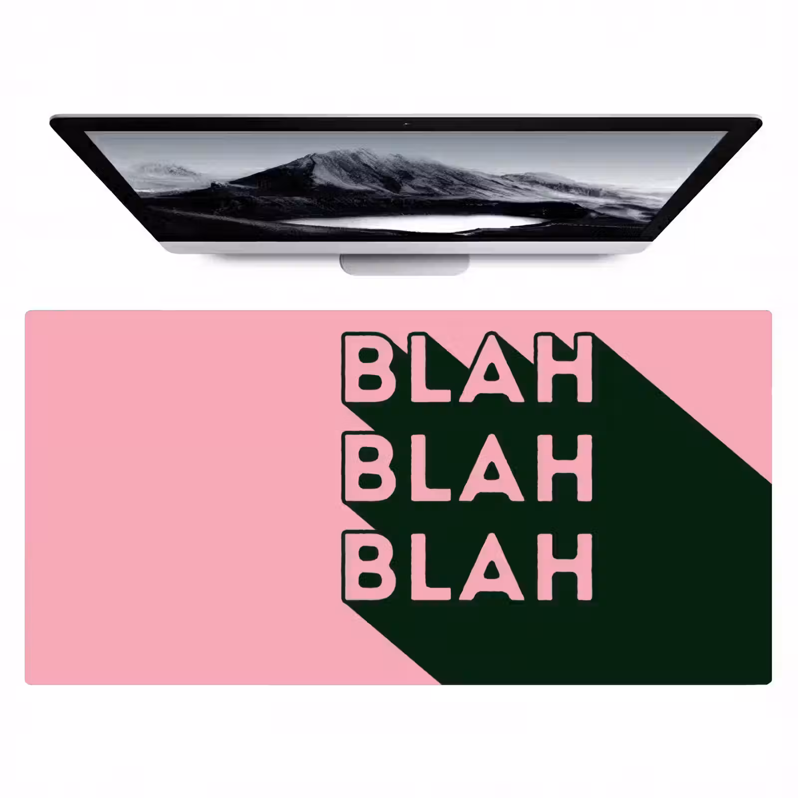 Bureau onderlegger - Tekst - Grafisch - Groen - Schaduw — 1