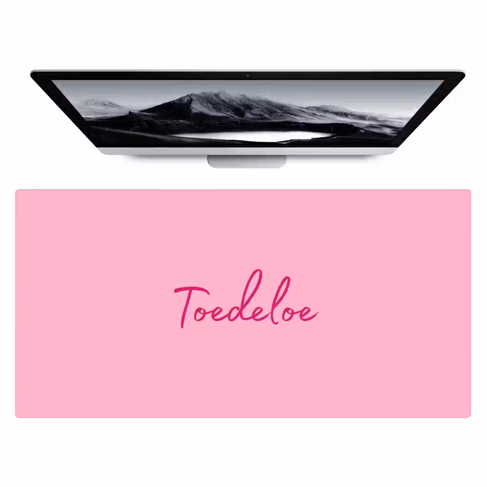 Bureau onderlegger - Toedeloe - Roze - Minimalistisch — 1