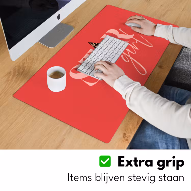 Bureau onderlegger - Star girl - Rood - Panter - Ster — 6