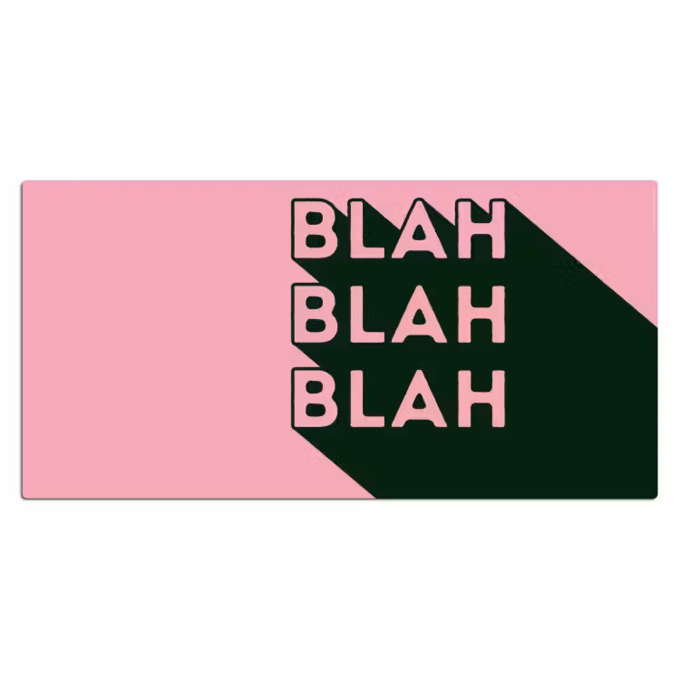 Bureau onderlegger - Tekst - Grafisch - Groen - Schaduw — 2