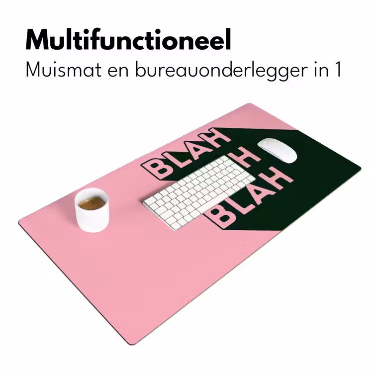 Bureau onderlegger - Tekst - Grafisch - Groen - Schaduw — 7