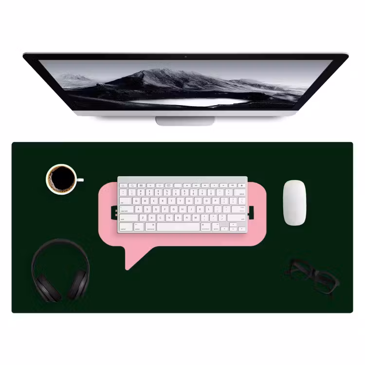 Bureau onderlegger - Tekstwolk - BLAH BLAH BLAH - Roze — 4