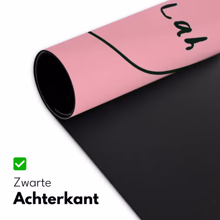 Bureau onderlegger - Tekstwolkje - BLAH BLAH BLAH - Roze — 5