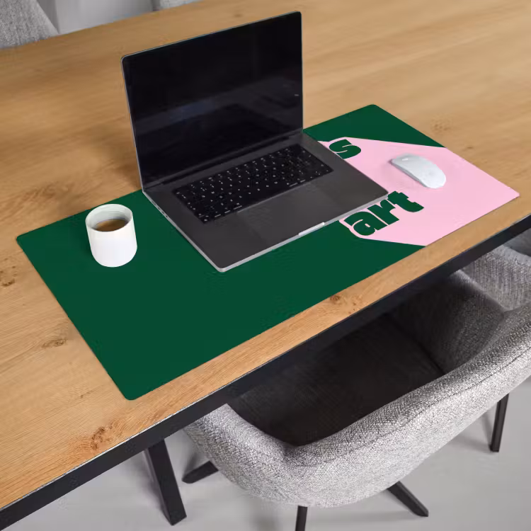 Bureau onderlegger - This is art - Schaduw - Roze — 3