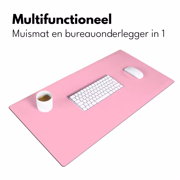 Bureau onderlegger - Toedeloe - Roze - Minimalistisch — 7