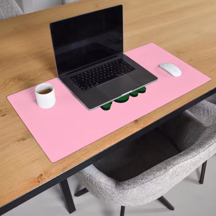 Bureau onderlegger - Yes fun - Groen - Roze — 3