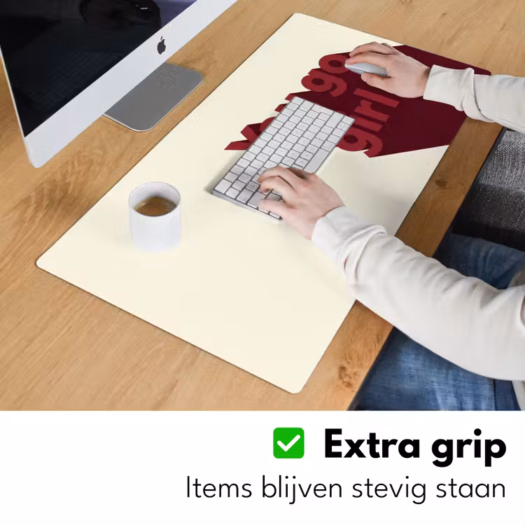 Bureau onderlegger - you go girl - 3D - Rood — 6