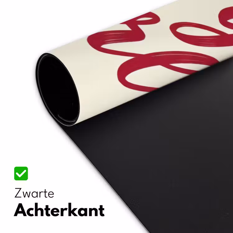 Bureau onderlegger - you go girl - Rood - Wit — 5
