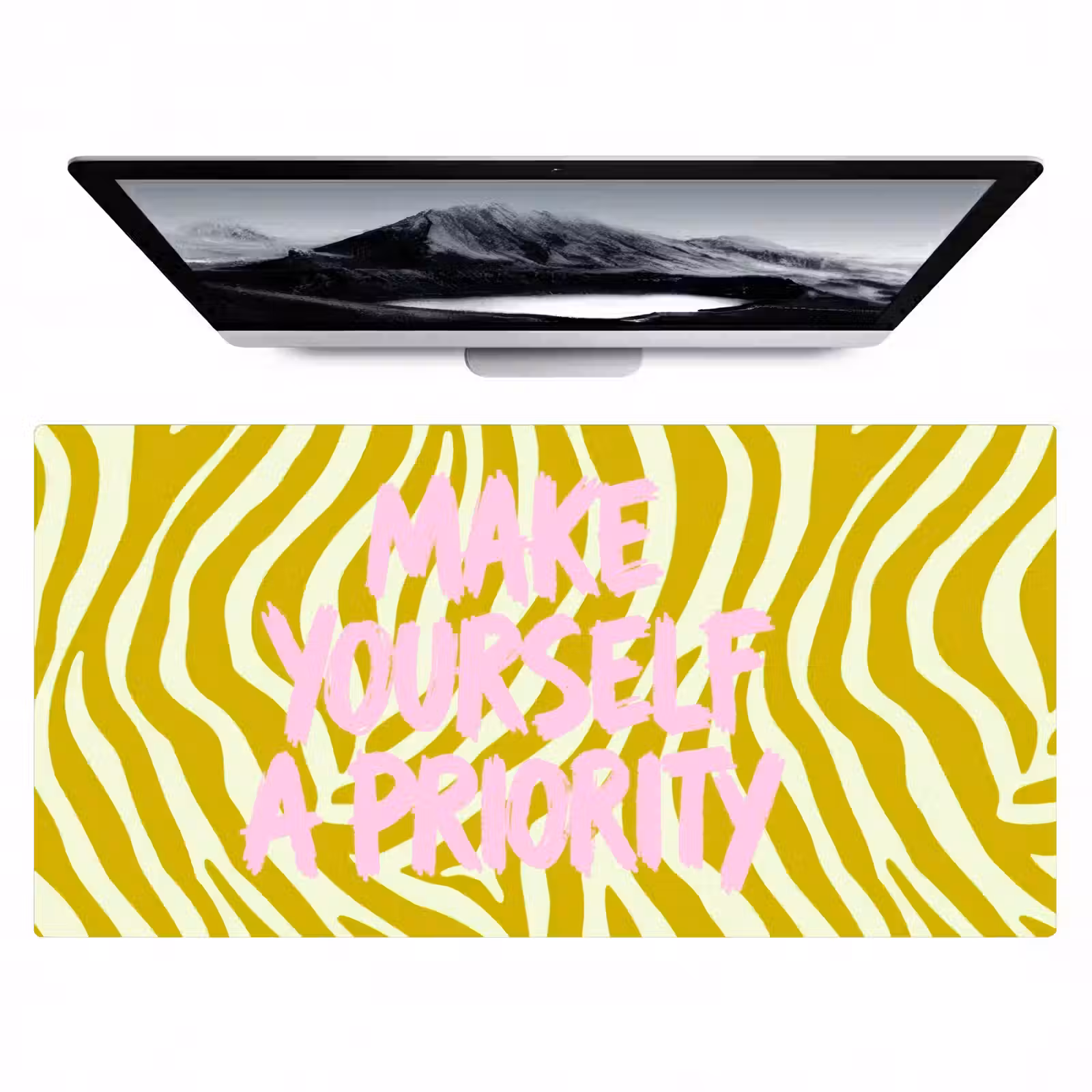 Bureau onderlegger - Zebraprint - Priority - Roze — 1