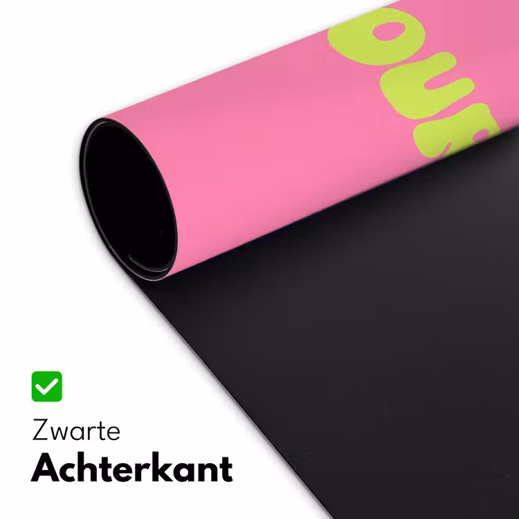 Bureau onderlegger - Roze - Groene bonjour - Organisch — 5
