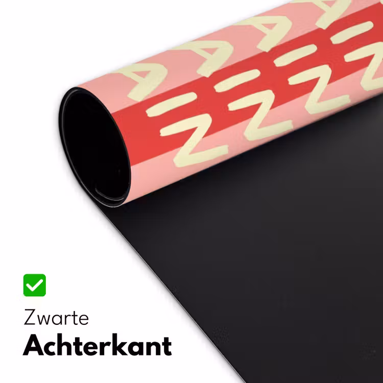 Bureau onderlegger - Strepen - Rood - Try again — 5