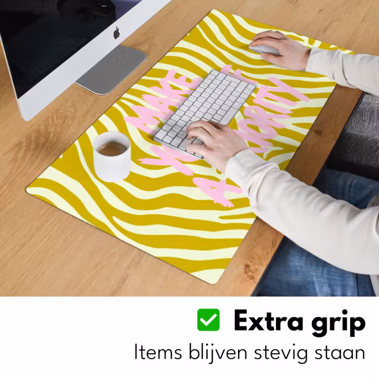 Bureau onderlegger - Zebraprint - Priority - Roze — 6
