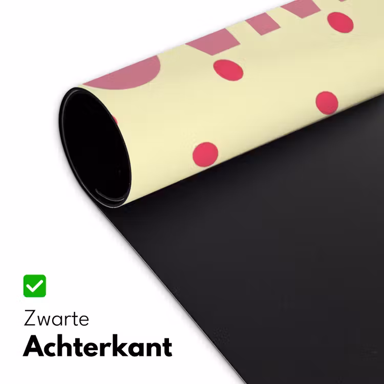 Bureau onderlegger - Swag - Roze - Stippen - Geel — 5