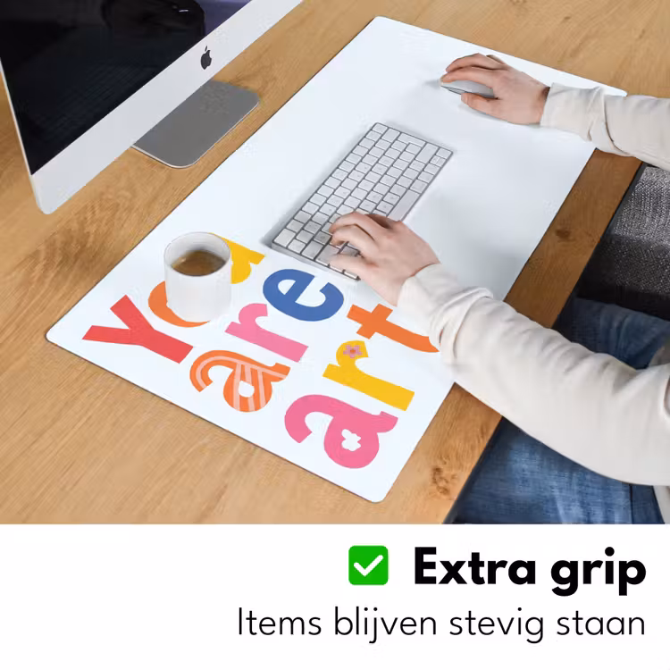 Bureau onderlegger - You are art - Kleurrijk - Grafisch — 6