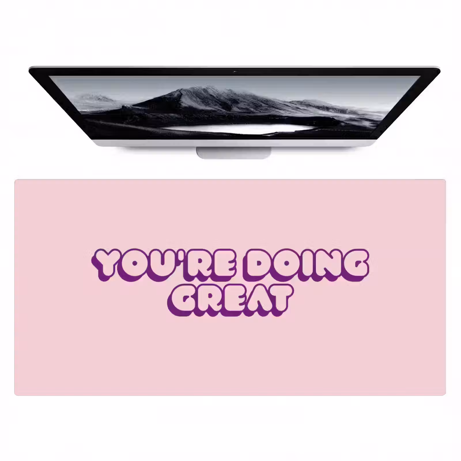 Bureau onderlegger - You're doing great - roze - 3D — 1