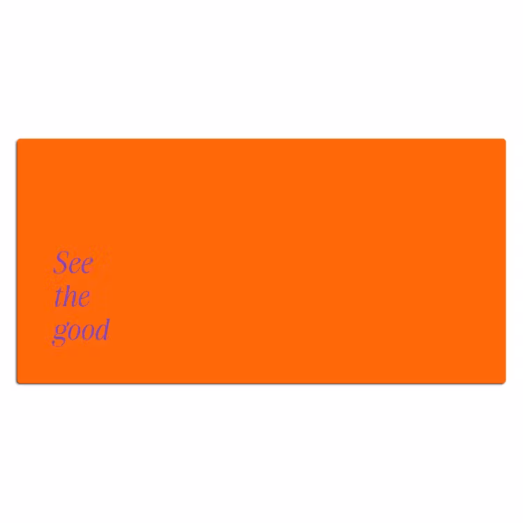 Bureau onderlegger - See te good - Paars - Oranje — 2