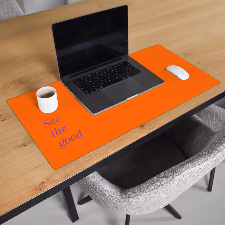 Bureau onderlegger - See te good - Paars - Oranje — 3