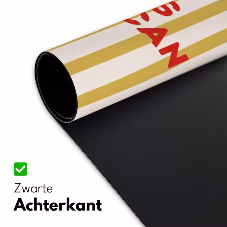 Bureau onderlegger - Strepen - Abstract - Yes you can - Rood — 5