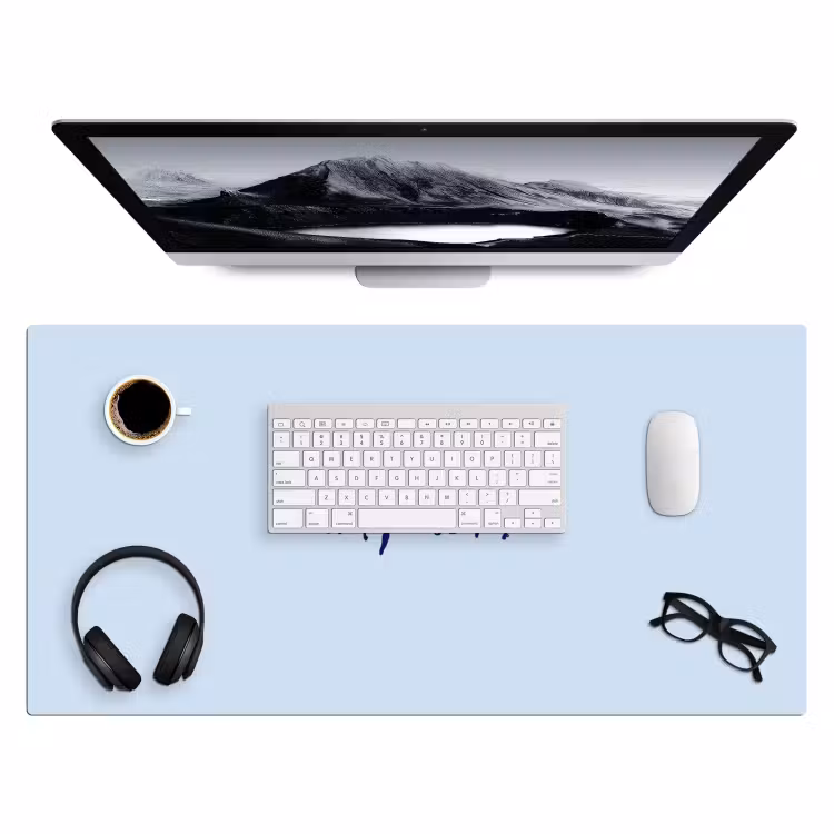 Bureau onderlegger - Why not - Blauw - Donker blauw - Quote — 4
