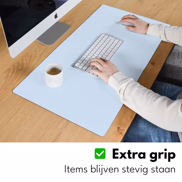 Bureau onderlegger - Why not - Blauw - Donker blauw - Quote — 6