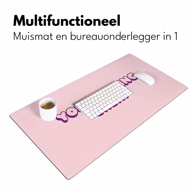 Bureau onderlegger - You're doing great - roze - 3D — 7