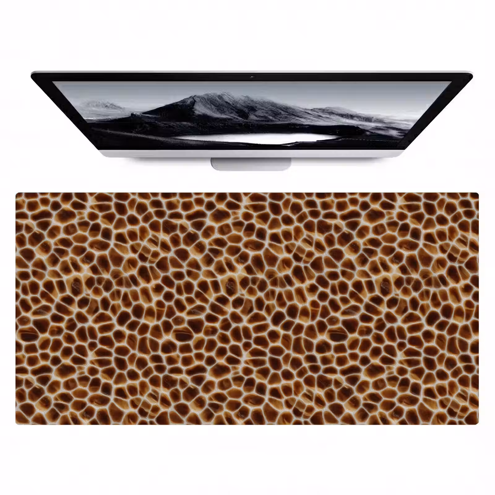 Bureau onderlegger - Schildpad - Bruin - Patroon — 1