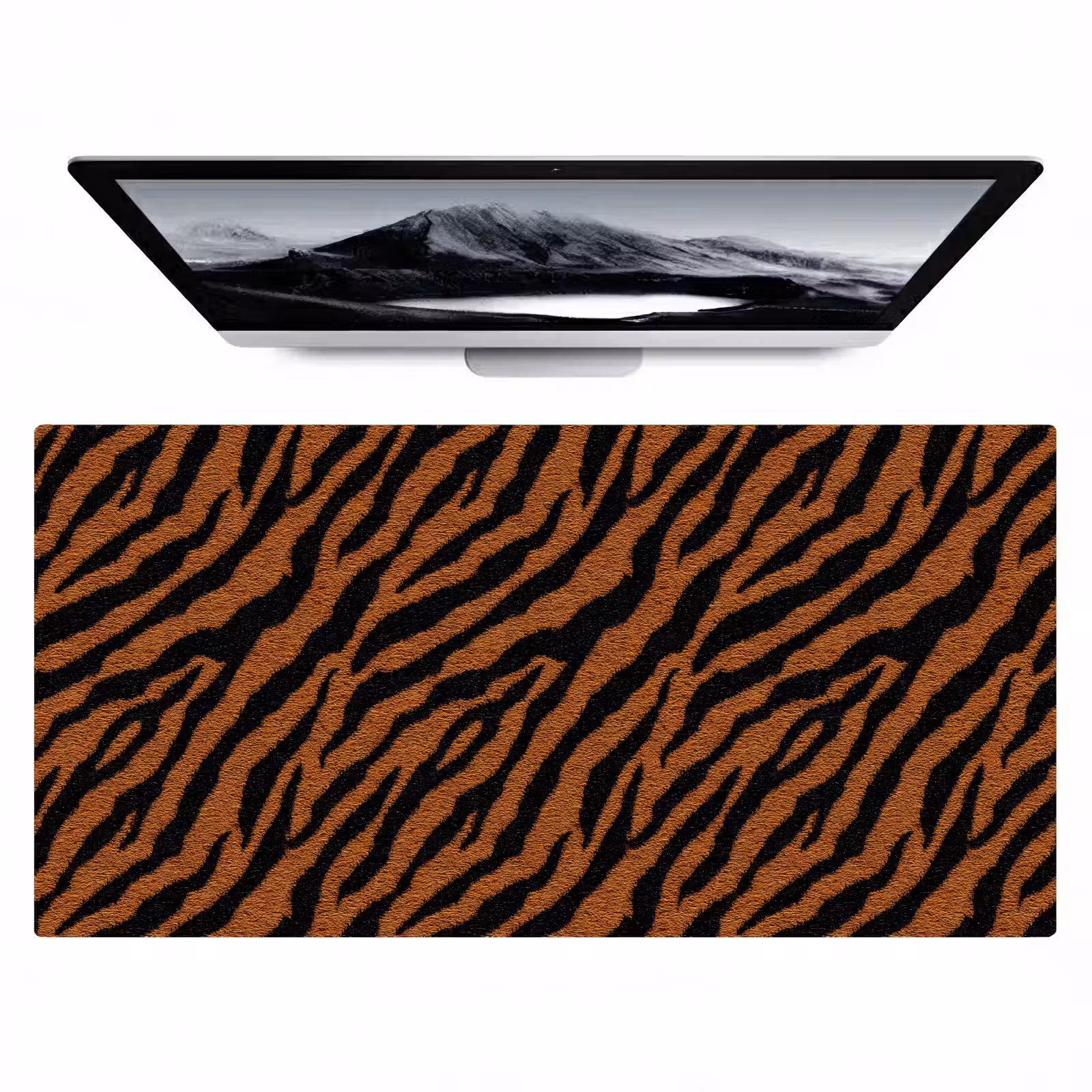 Bureau onderlegger - Tijger - Zwart - Vacht — 1