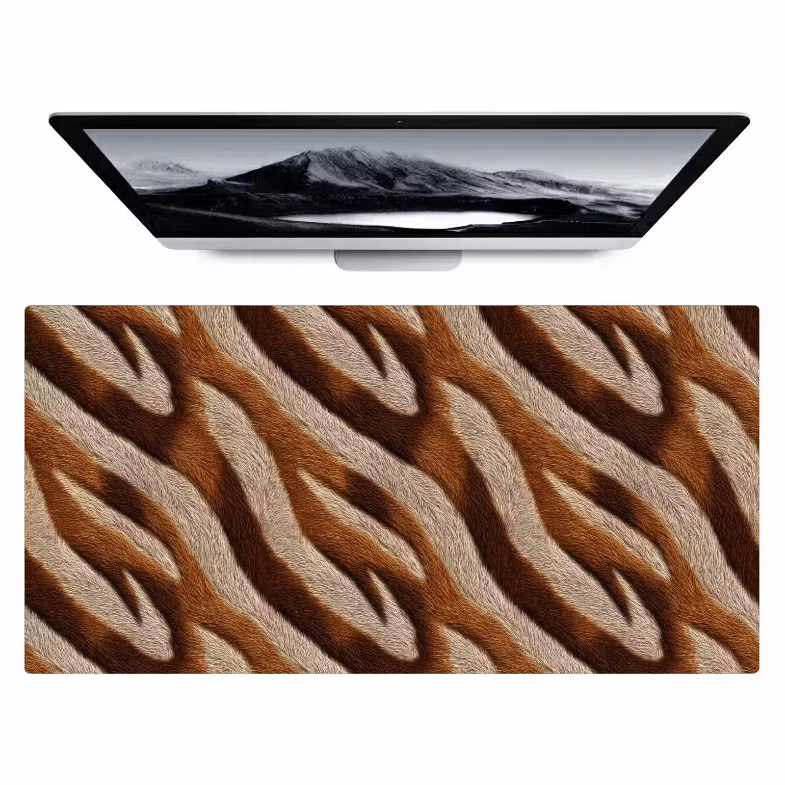 Bureau onderlegger - Zebra - Bruin - Patroon — 1