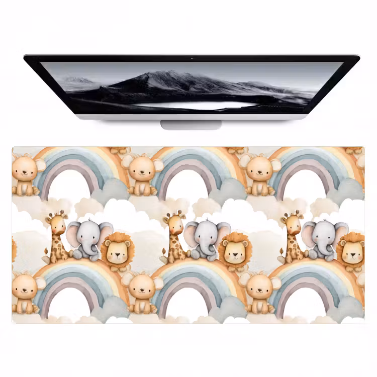 Bureau onderlegger - Safari - Regenboog - Kleurrijk — 1