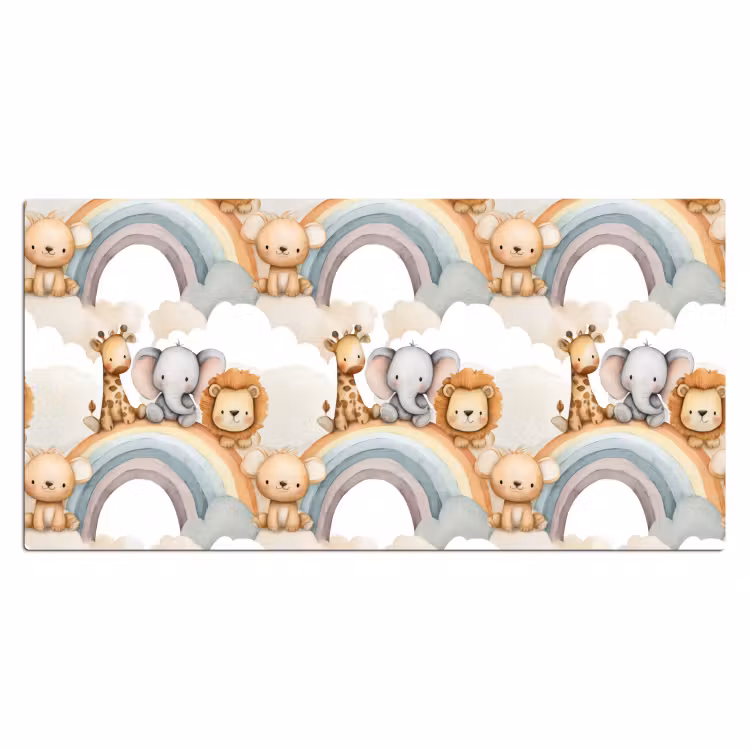 Bureau onderlegger - Safari - Regenboog - Kleurrijk — 2