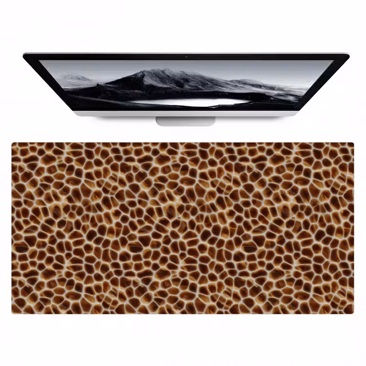 Bureau onderlegger - Schildpad - Bruin - Patroon — 1