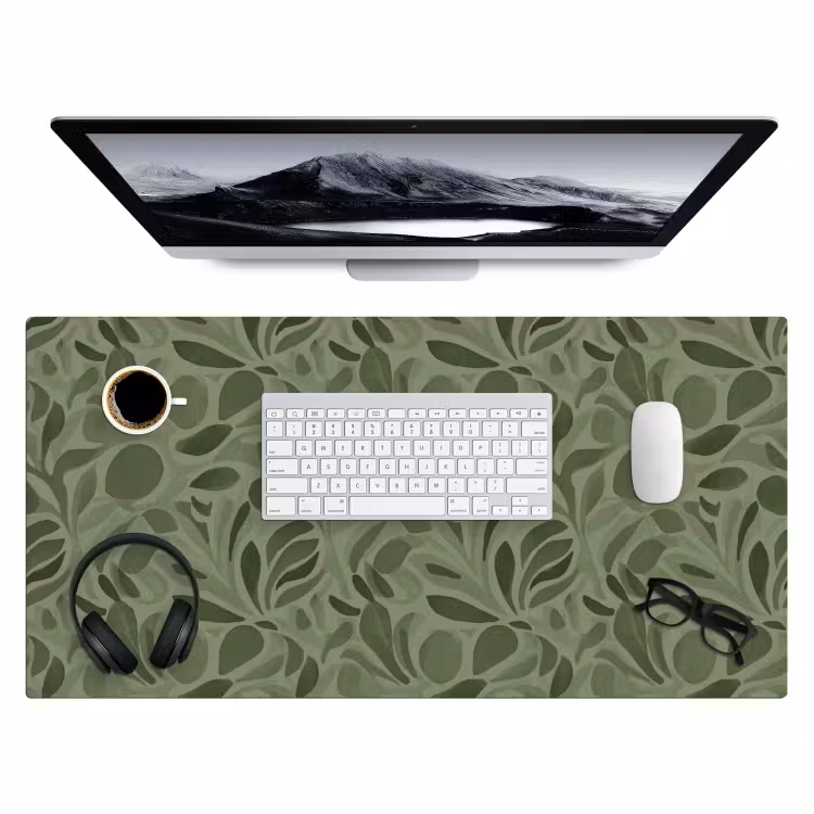 Bureau onderlegger - Sereen - Bladeren - Groen — 4