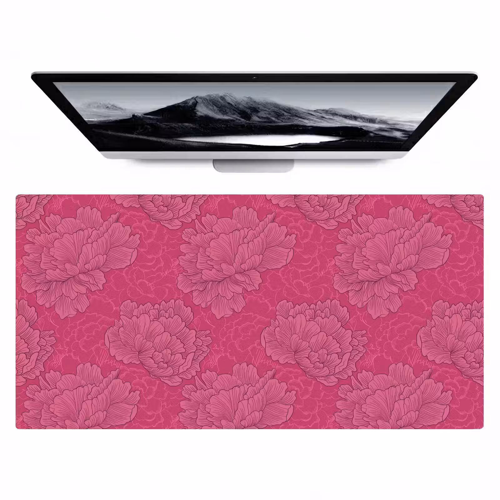 Bureau onderlegger - Pioenrozen - Energiek - Roze — 1