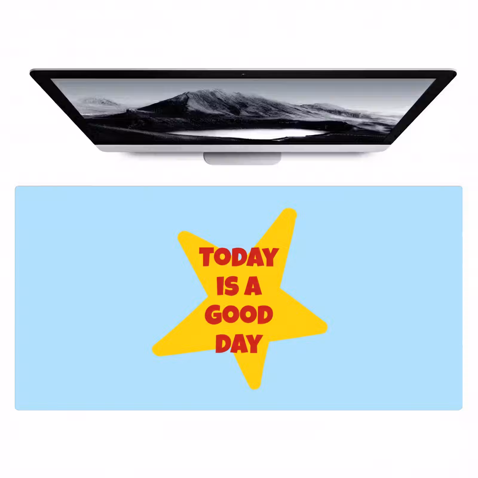 Bureau onderlegger - Ster - Today is a good day - Blauw — 1