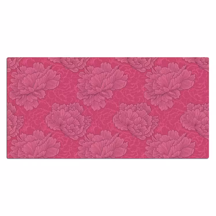Bureau onderlegger - Pioenrozen - Energiek - Roze — 2