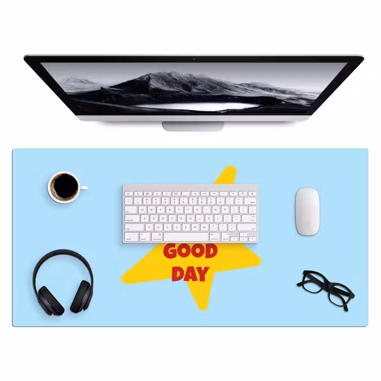 Bureau onderlegger - Ster - Today is a good day - Blauw — 4