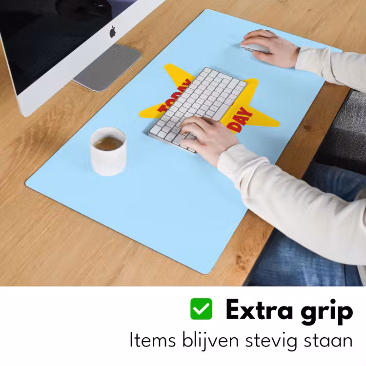 Bureau onderlegger - Ster - Today is a good day - Blauw — 6