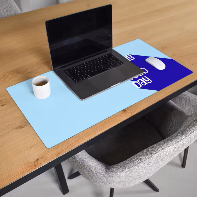 Bureau onderlegger - Today is a good day - Blauw - Schaduw — 3
