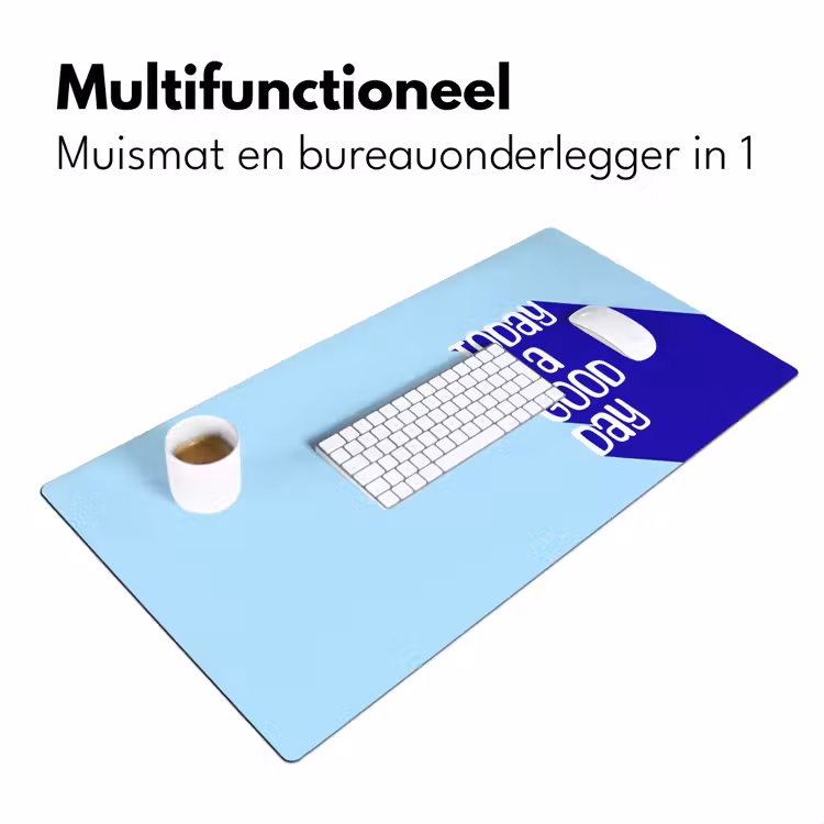 Bureau onderlegger - Today is a good day - Blauw - Schaduw — 7