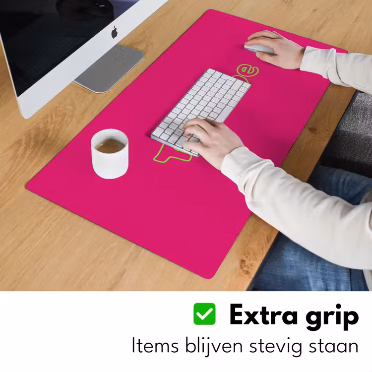 Bureau onderlegger - Toedeloe - Groen - Roze — 6