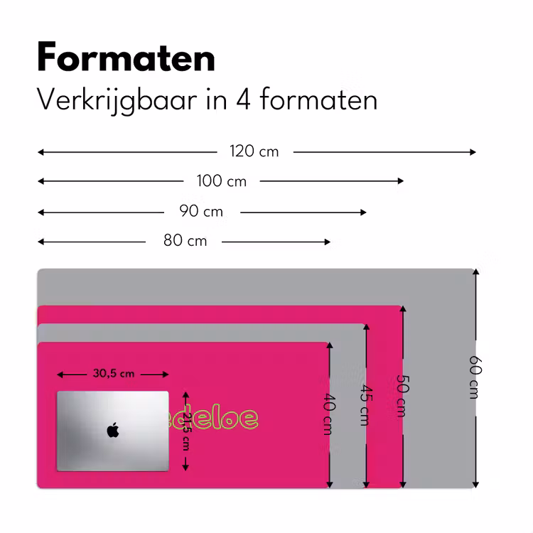 Bureau onderlegger - Toedeloe - Groen - Roze — 8