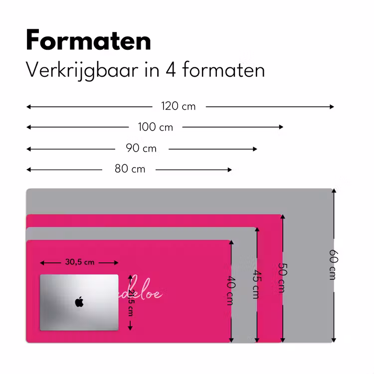 Bureau onderlegger - Toedeloe - Roze — 8