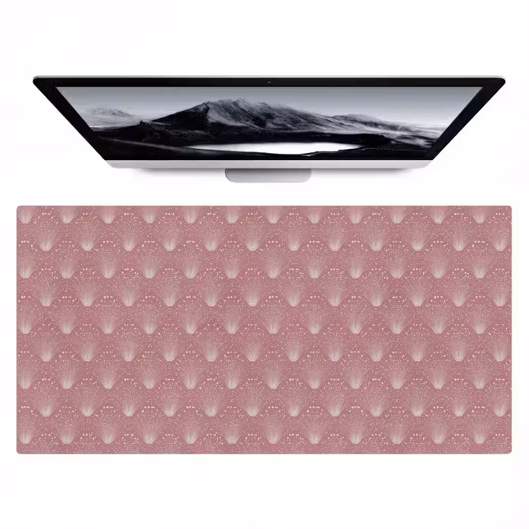 Bureau onderlegger - Trendy - Patroon - Roze — 1