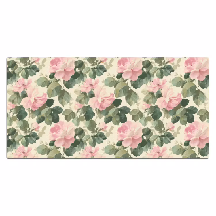 Bureau onderlegger - Rozen - Botanisch - Roze — 2