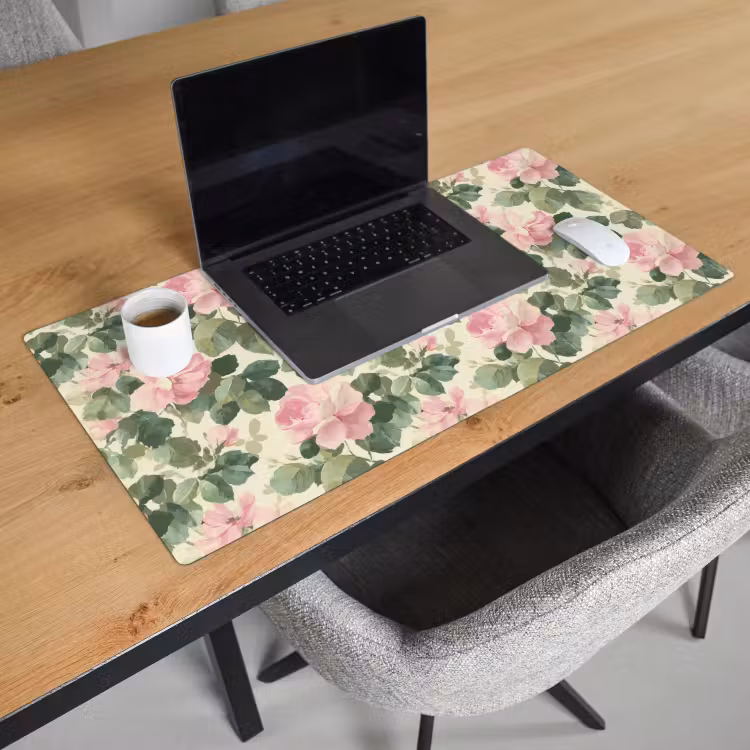 Bureau onderlegger - Rozen - Botanisch - Roze — 3