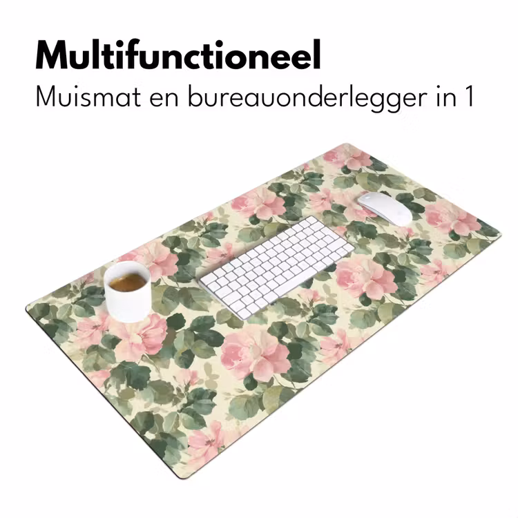 Bureau onderlegger - Rozen - Botanisch - Roze — 7