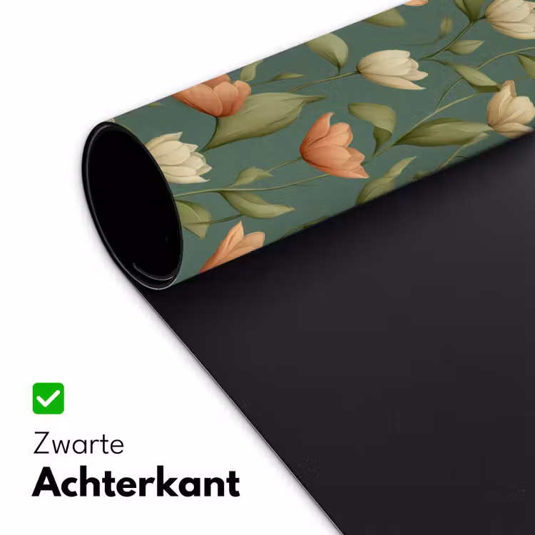 Bureau onderlegger - Tulpen - Botanisch - Groen — 5